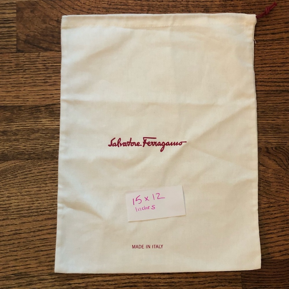 Salvatore Ferragamo-Authentic Dust Bag NWOT  
15 x 12 inches